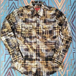 Platini button down‎ long sleeve shirt